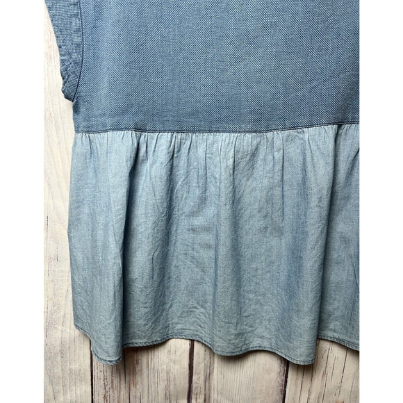 Niko And… Super Cute Women’s Blouse Blue Relaxed Fit Lightweight Size S or M - Picture 2 of 7